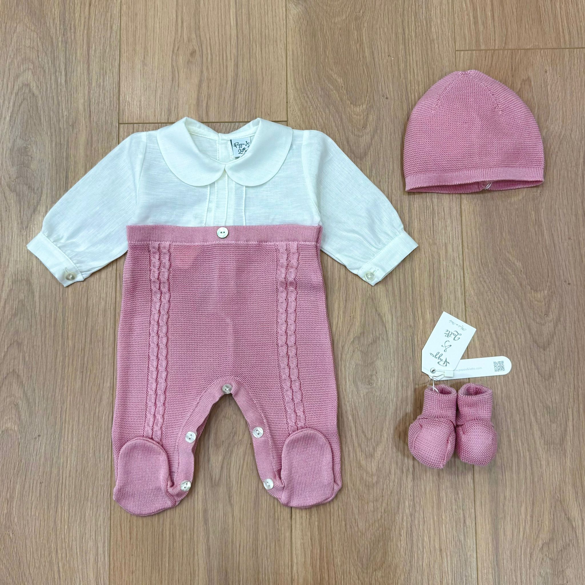 Pappa&Latte Set nascita in filo - Anima Kids