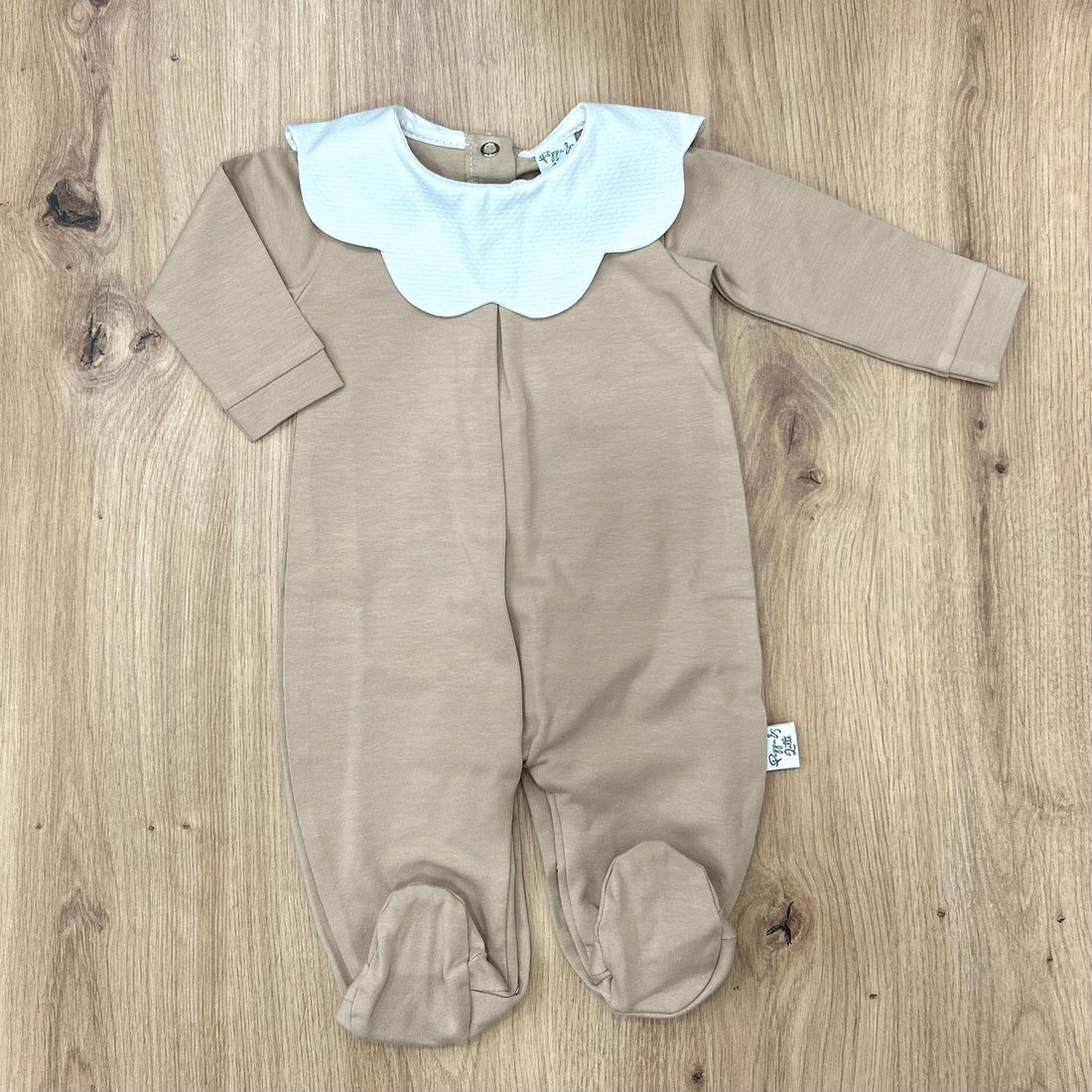 Pappa&Latte tutina in cotone con collo in piquet - Anima Kids