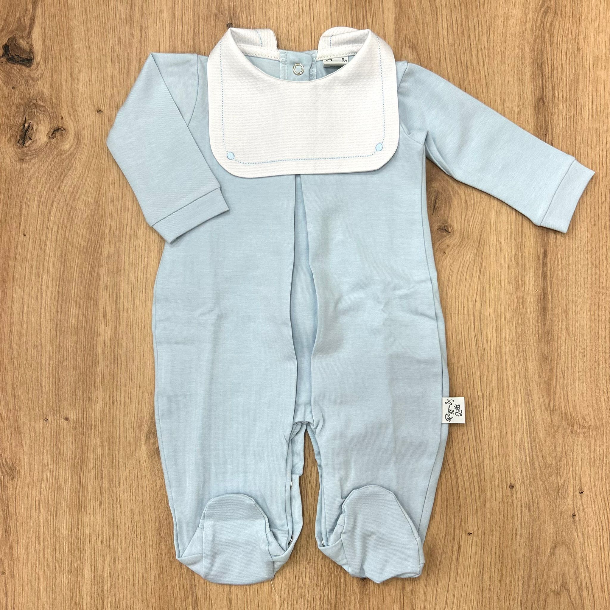 Pappa&Latte tutina in cotone con collo in piquet - Anima Kids