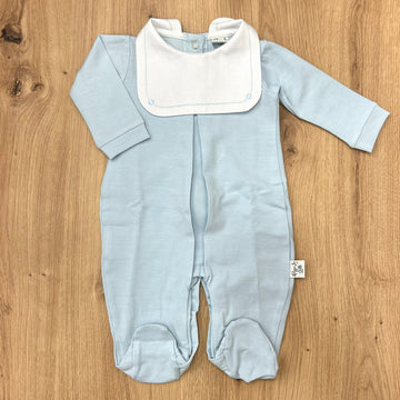 Pappa&Latte tutina in cotone con collo in piquet - Anima Kids