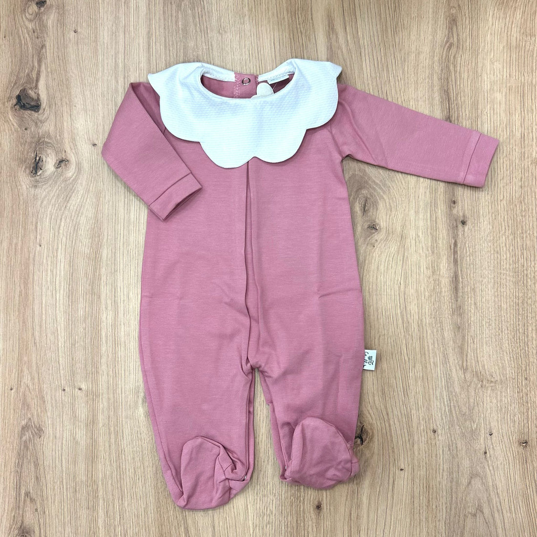 Pappa&Latte tutina in cotone con collo in piquet - Anima Kids