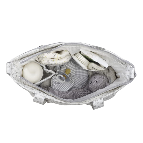 Pasito a Pasito Borsa Crossbody Little Bloom Flower Grey - Anima Kids