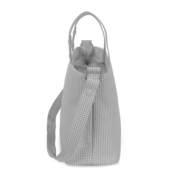 Pasito a Pasito Borsa Crossbody Little Bloom Vichy Grey - Anima Kids