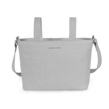 Pasito a Pasito Borsa Crossbody Little Bloom Vichy Grey - Anima Kids