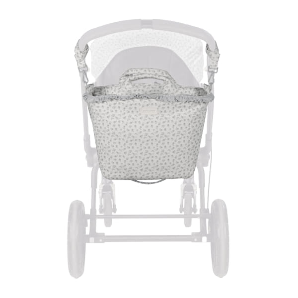 Pasito a Pasito Borsa Fasciatoio Little Bloom Flowers Grey - Anima Kids