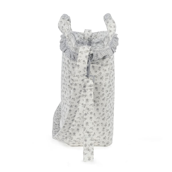 Pasito a Pasito Borsa Fasciatoio Little Bloom Flowers Grey - Anima Kids
