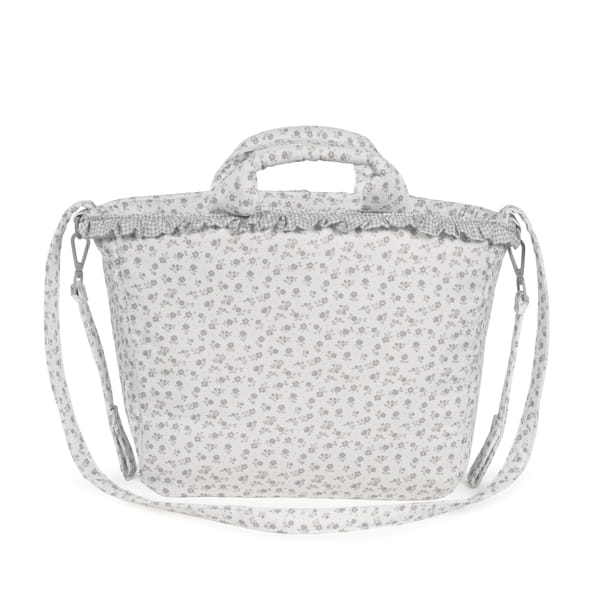 Pasito a Pasito Borsa Fasciatoio Little Bloom Flowers Grey - Anima Kids
