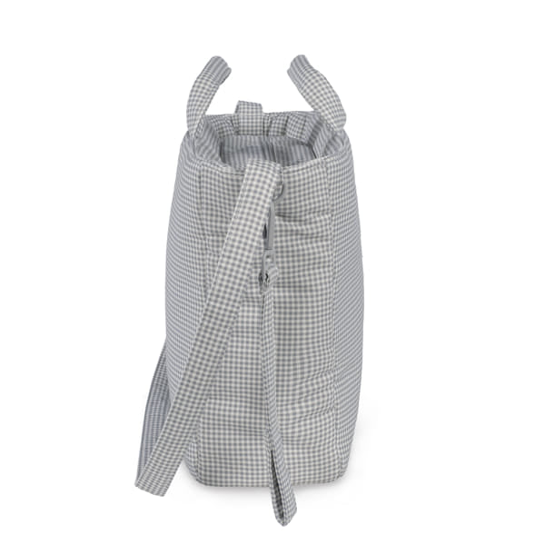 Pasito a Pasito Borsa Fasciatoio Little Bloom Vichy Grey - Anima Kids