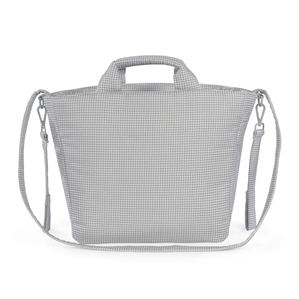 Pasito a Pasito Borsa Fasciatoio Little Bloom Vichy Grey - Anima Kids