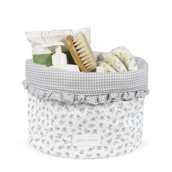 Pasito a Pasito Organizer Little Bloom Flowers Grey - Anima Kids