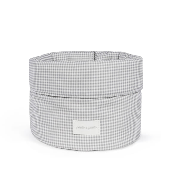 Pasito a Pasito Organizer Little Bloom Vichy Grey - Anima Kids