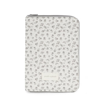 Pasito a Pasito Portadocumenti Little Bloom Flowers Grey - Anima Kids