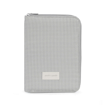 Pasito a Pasito Portadocumenti Little Bloom Vichy Grey - Anima Kids