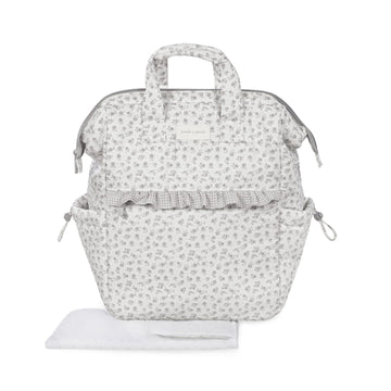 Pasito a Pasito Zaino Little Bloom Flowers Grey - Anima Kids