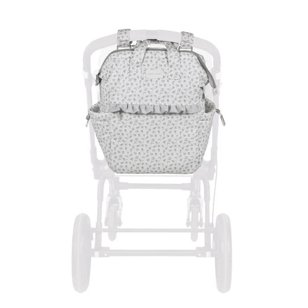 Pasito a Pasito Zaino Little Bloom Flowers Grey - Anima Kids