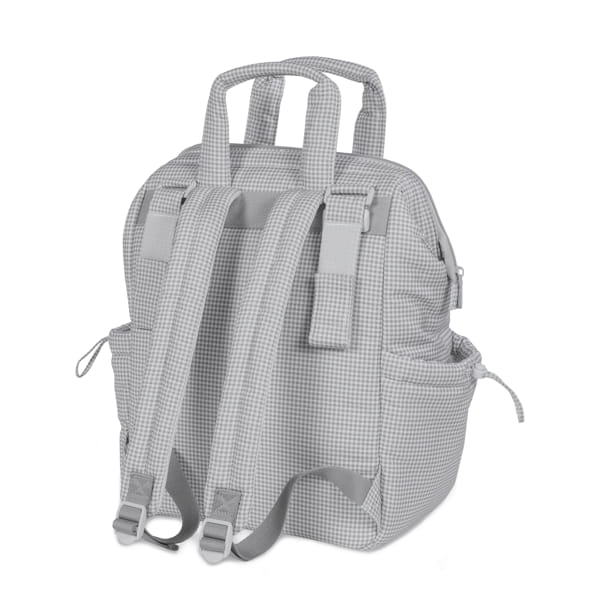 Pasito a Pasito Zaino Little Bloom Vichy Grey - Anima Kids