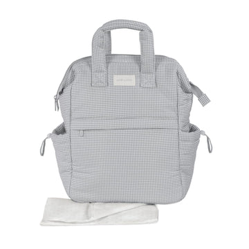 Pasito a Pasito Zaino Little Bloom Vichy Grey - Anima Kids