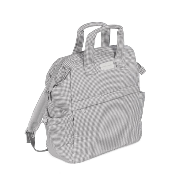 Pasito a Pasito Zaino Little Bloom Vichy Grey - Anima Kids