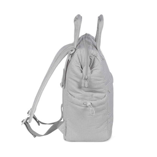 Pasito a Pasito Zaino Little Bloom Vichy Grey - Anima Kids