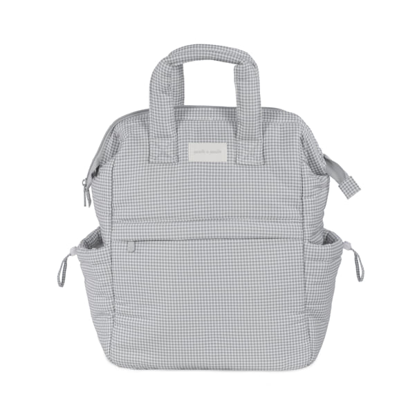 Pasito a Pasito Zaino Little Bloom Vichy Grey - Anima Kids