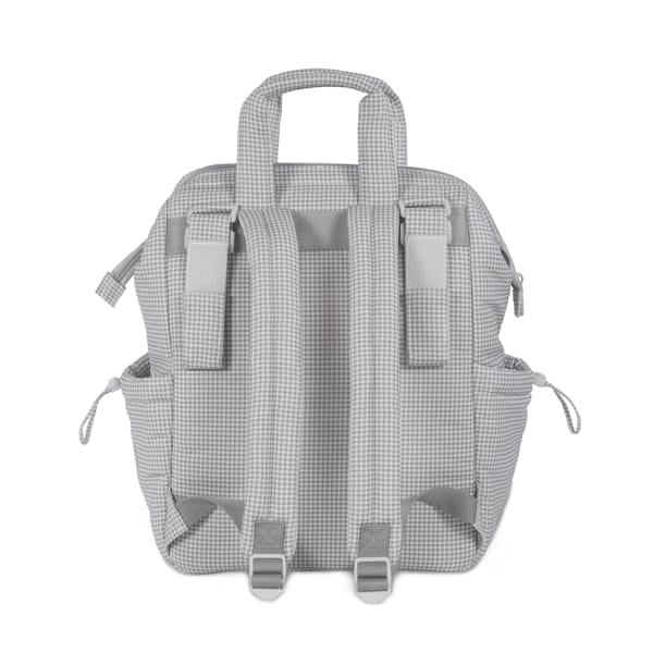 Pasito a Pasito Zaino Little Bloom Vichy Grey - Anima Kids