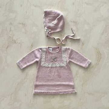 Paz Rodrìguez Abitino con cuffia in Lana - Anima Kids