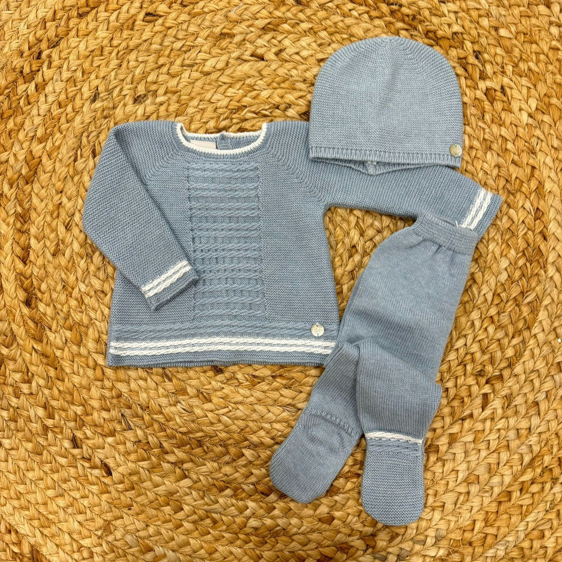 Paz Rodrìguez Completino con Cuffia in Lana - Anima Kids