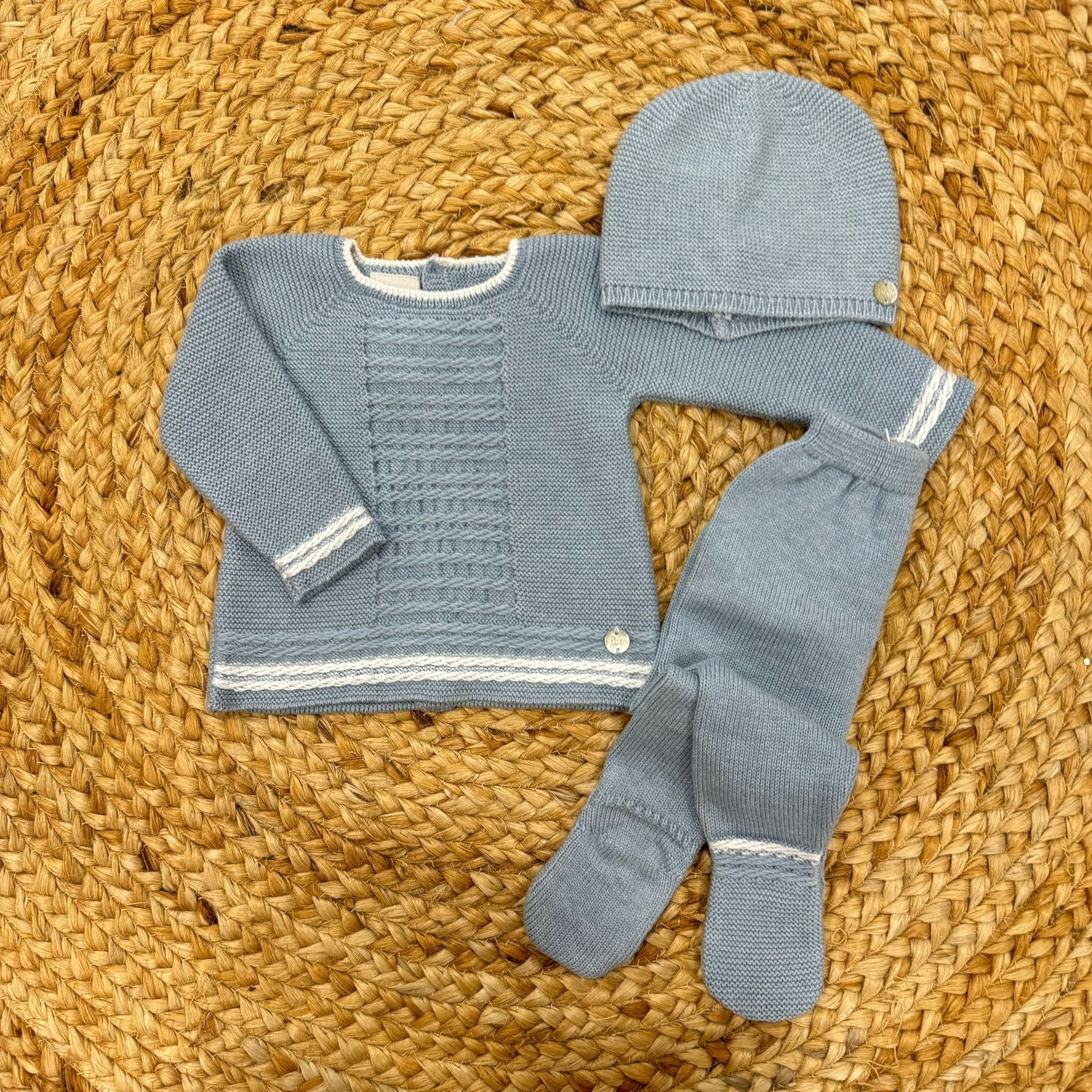 Paz Rodrìguez Completino con Cuffia in Lana - Anima Kids