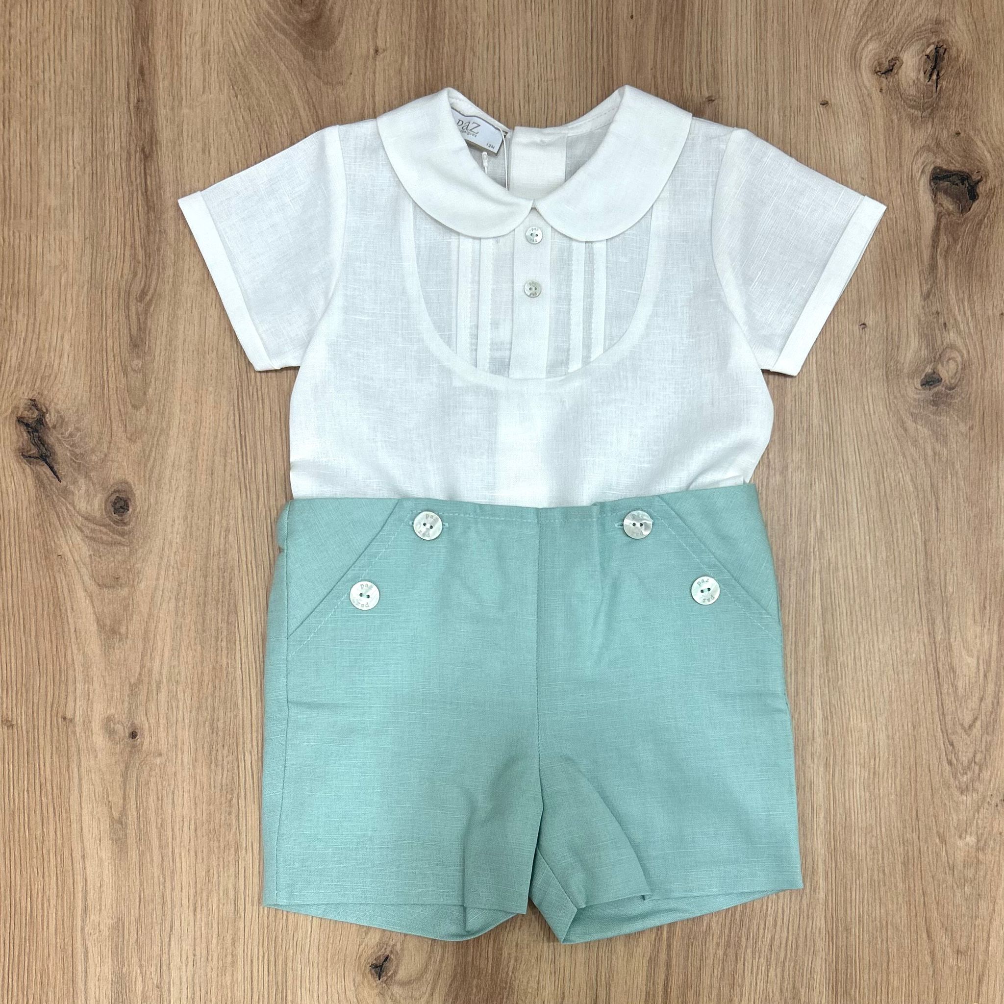Paz Rodrìguez Completino in lino - Anima Kids