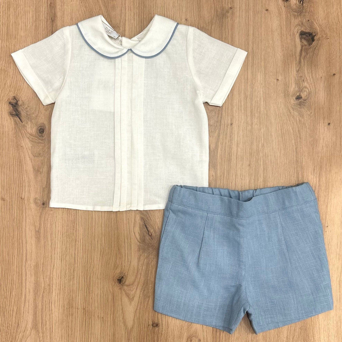 Paz Rodrìguez Completino in lino - Anima Kids
