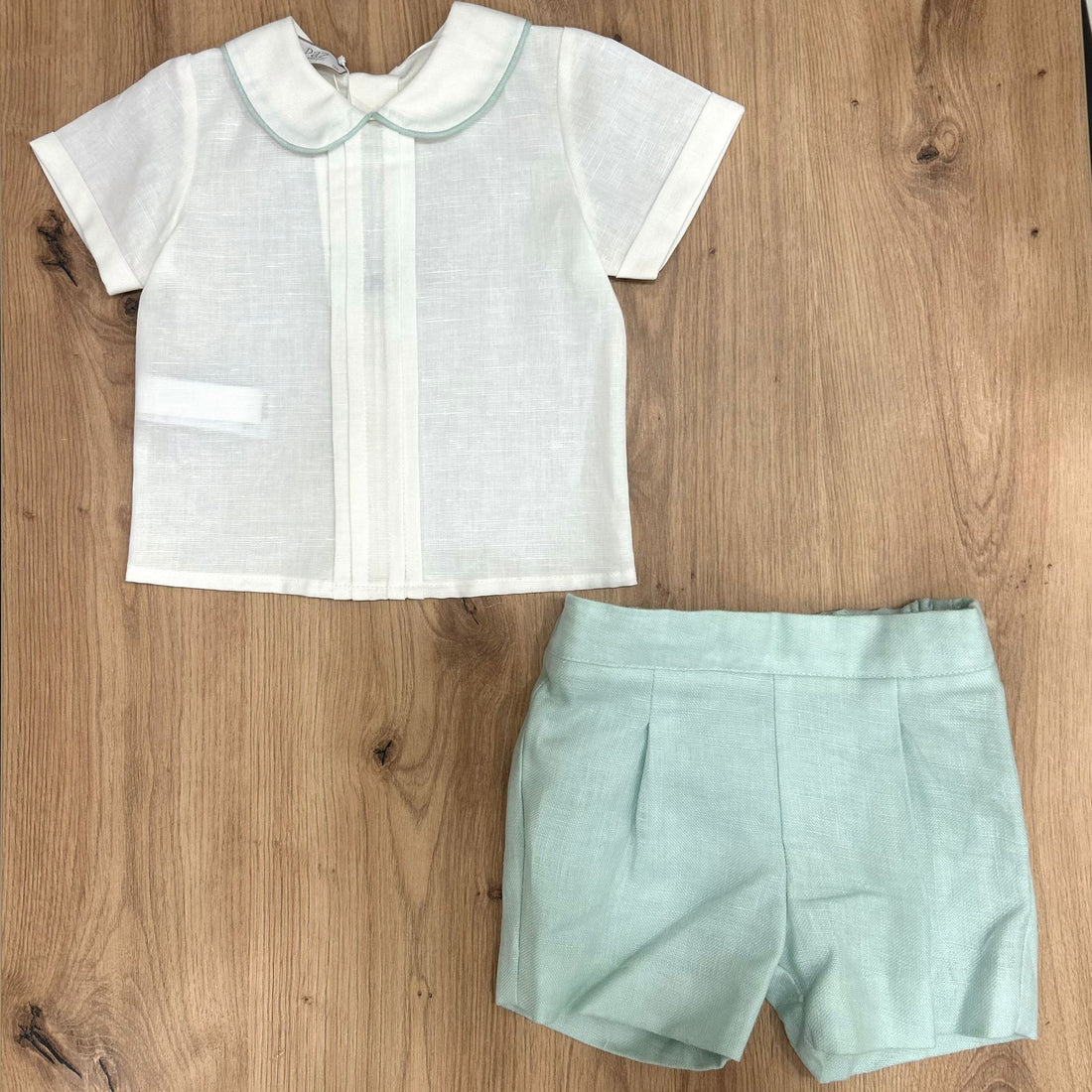 Paz Rodrìguez Completino in lino - Anima Kids