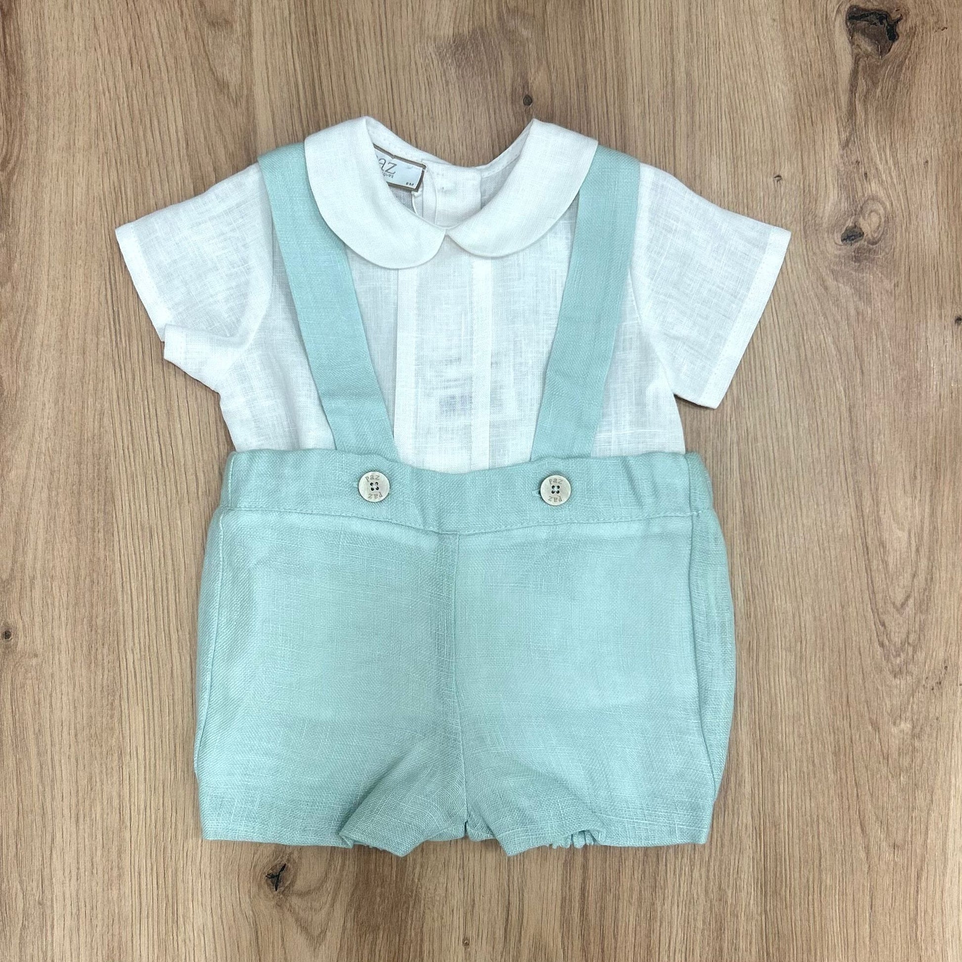 Paz Rodrìguez Completino in lino - Anima Kids