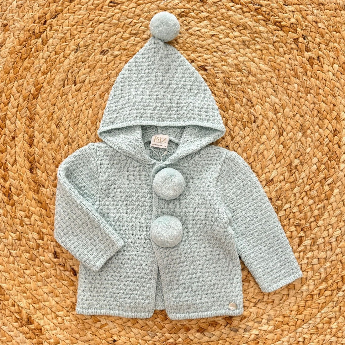 Paz Rodrìguez Maxi cardigan con Pom pon - Anima Kids