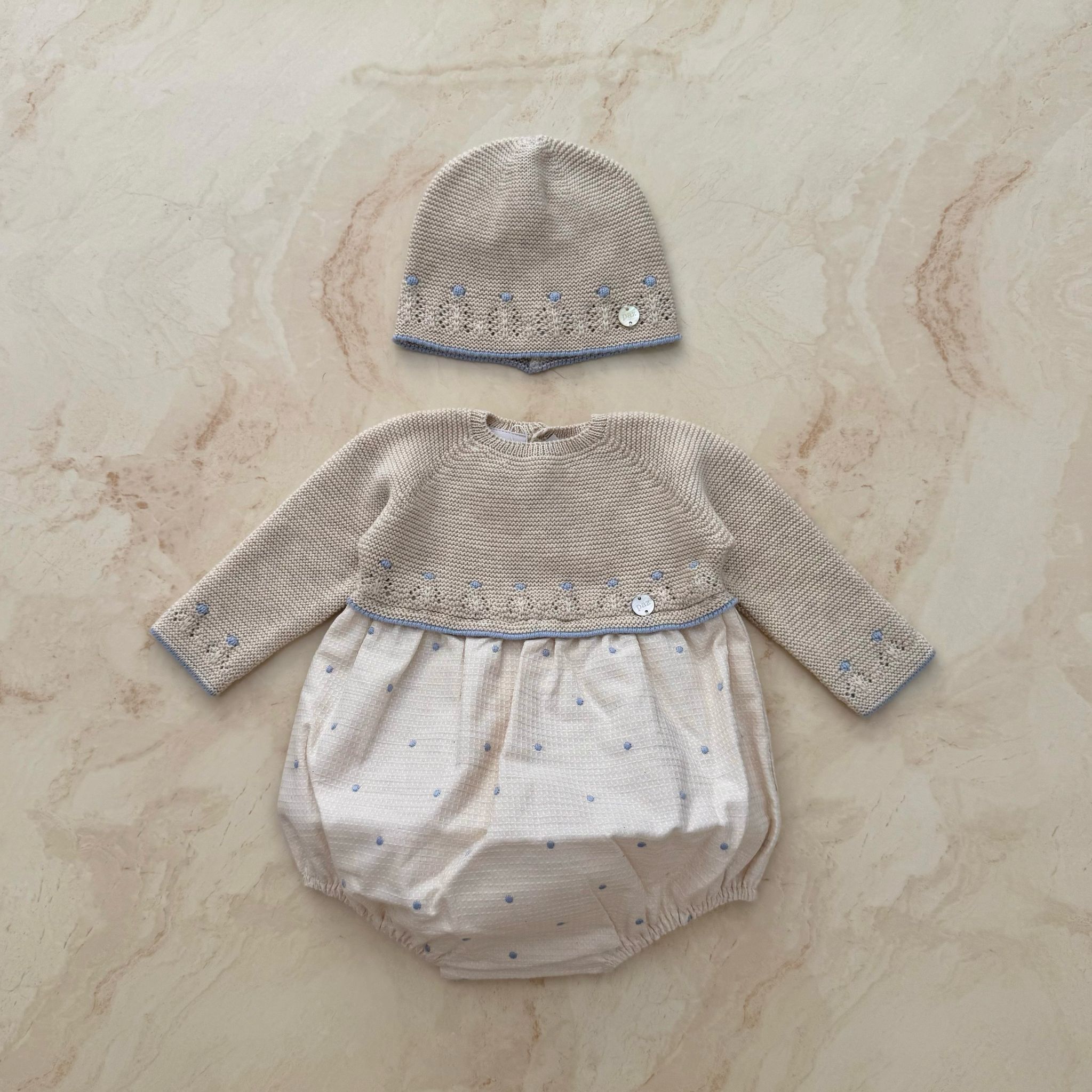 Paz Rodrìguez Pagliaccetto con cuffia in Lana - Anima Kids