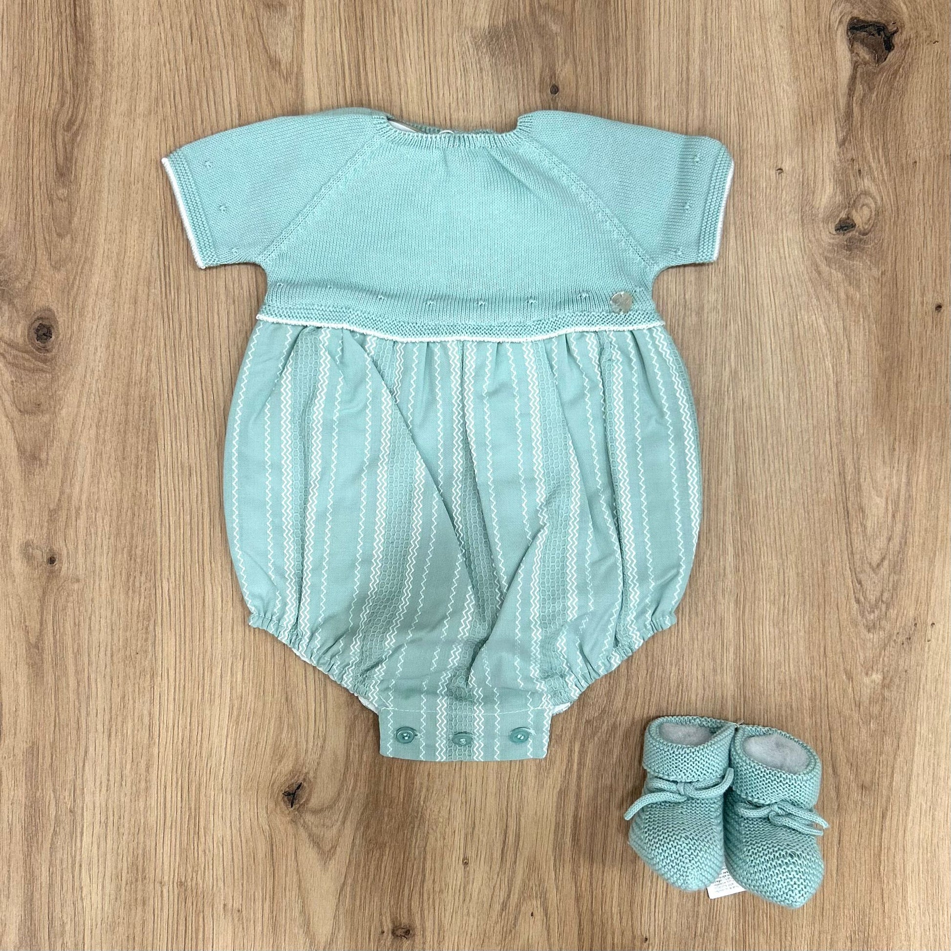 Paz Rodrìguez pagliaccetto con scarpine in filo - Anima Kids