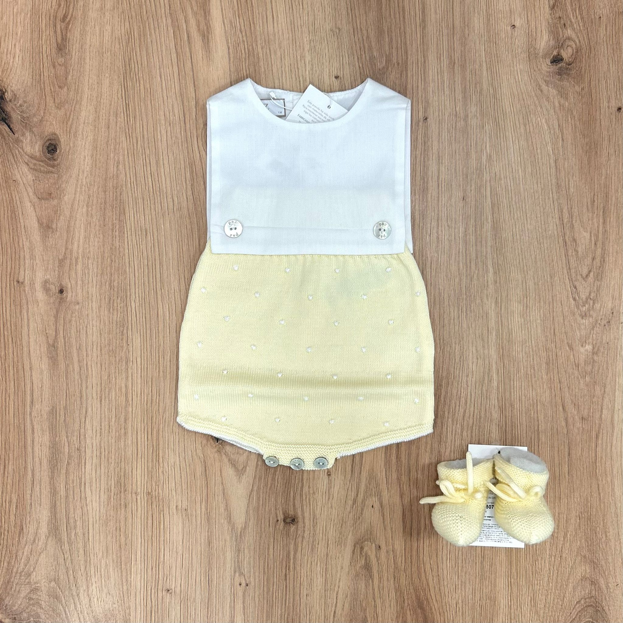 Paz Rodrìguez pagliaccetto con scarpine in filo - Anima Kids