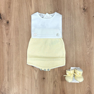 Paz Rodrìguez pagliaccetto con scarpine in filo - Anima Kids