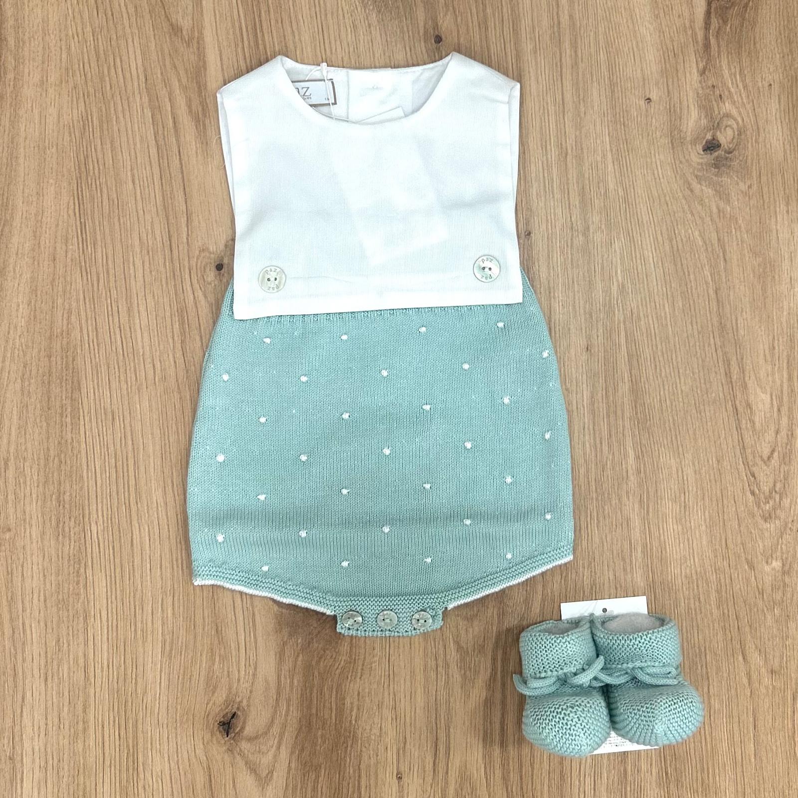 Paz Rodrìguez pagliaccetto con scarpine in filo - Anima Kids
