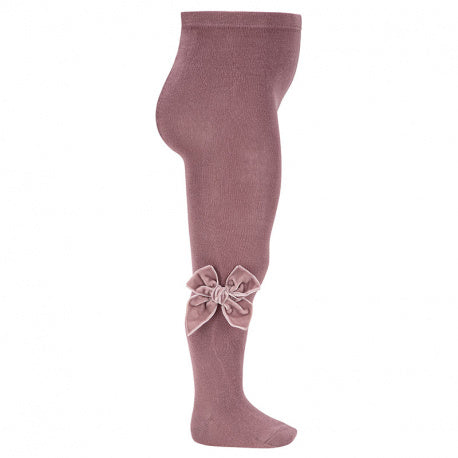 Condor Bow tights in velvet