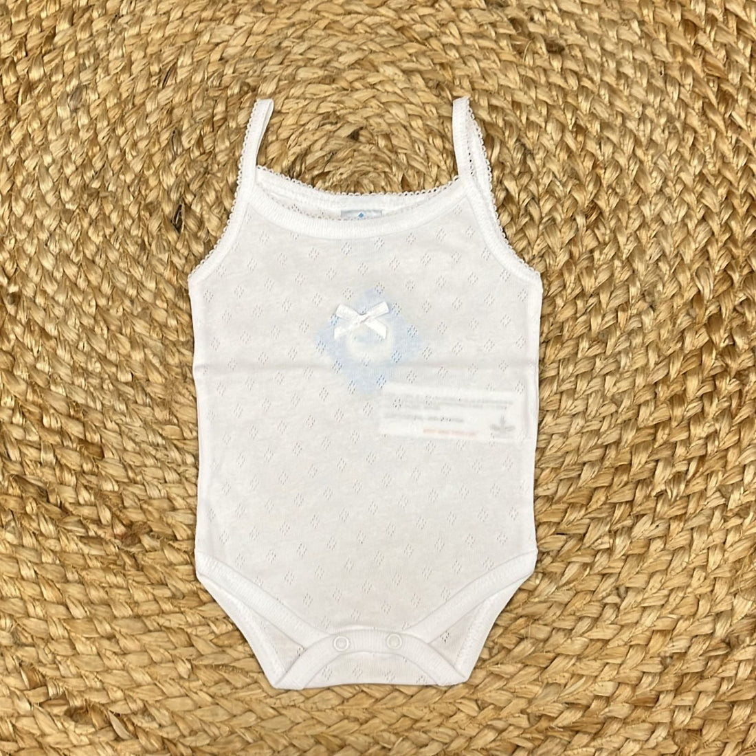 Sardon Body in cotone traforato Spallina stretta - Anima Kids