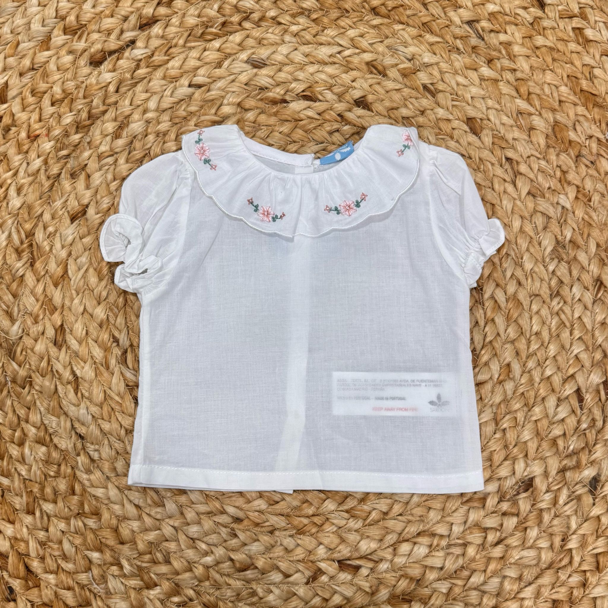 Sardon Camicina Collo ricamato - Anima Kids