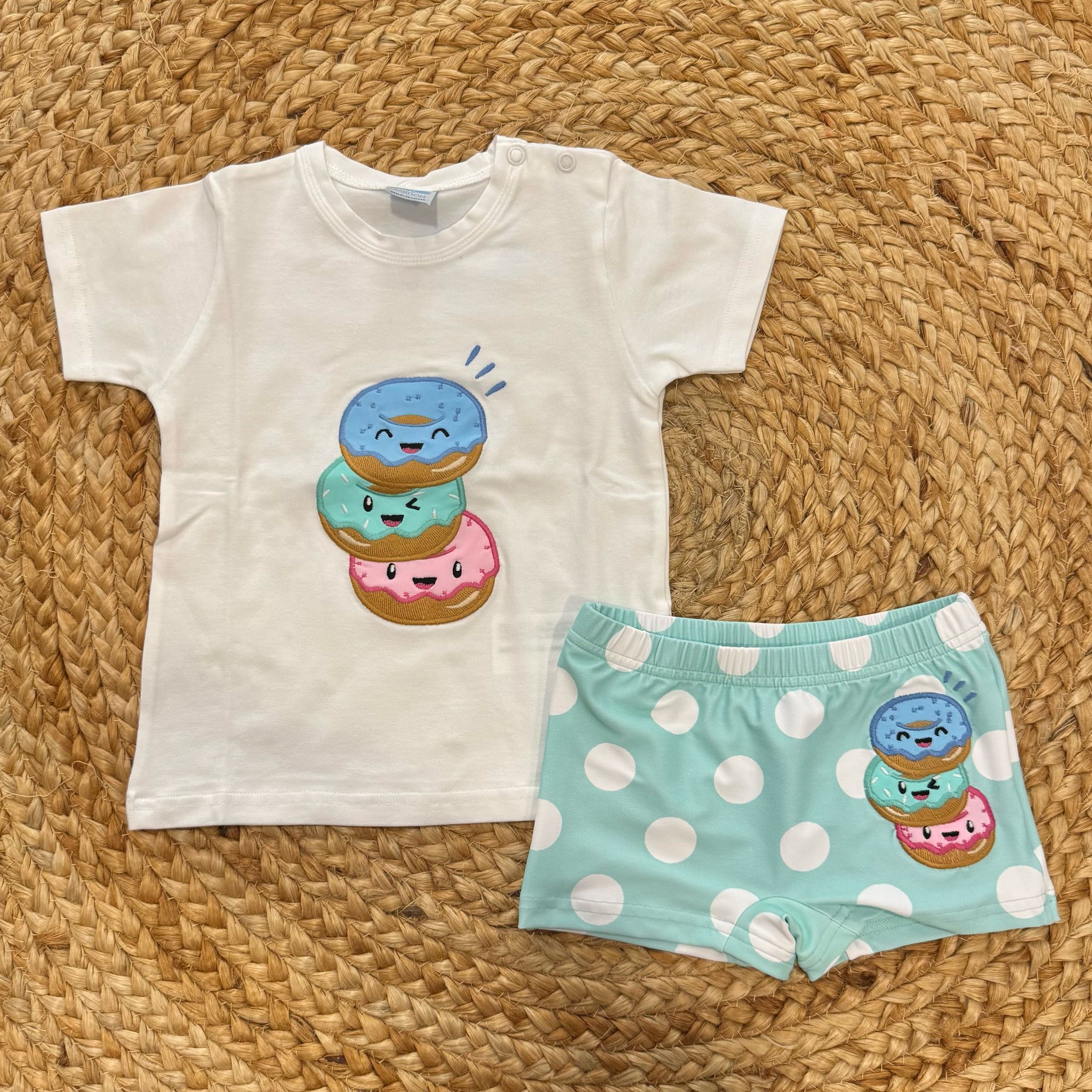 Sardon T-shirt con costumino Ciambelle - Anima Kids