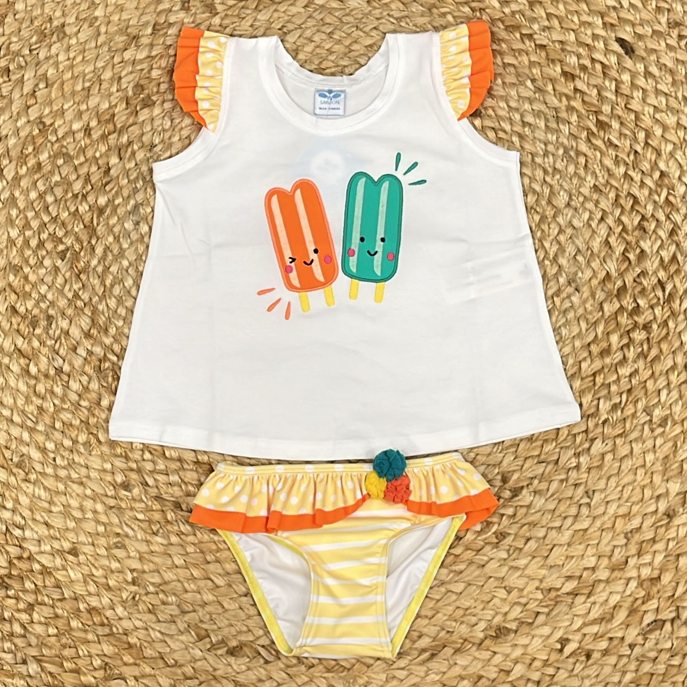 Sardon T-shirt con costumino Gelati - Anima Kids
