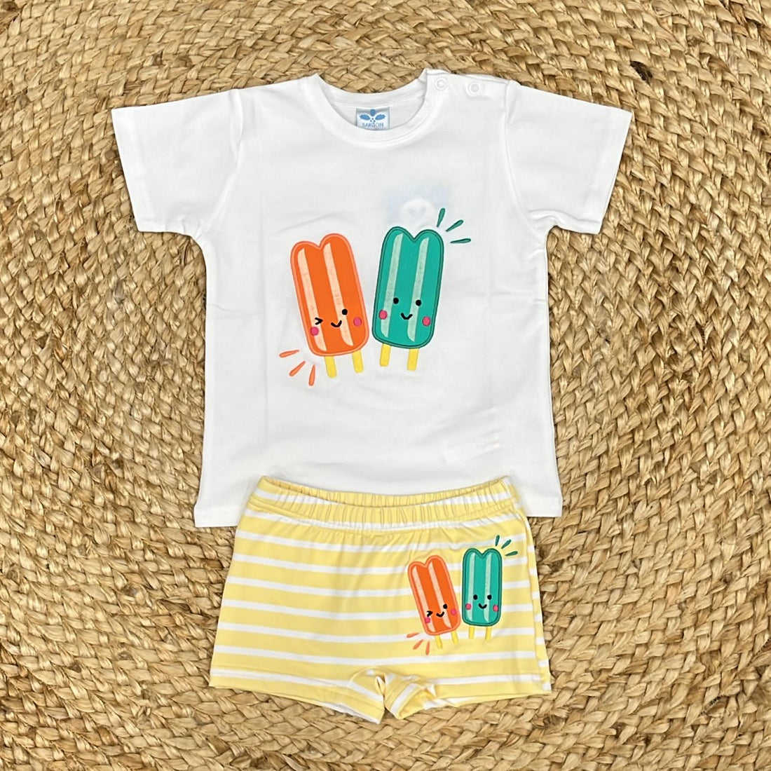 Sardon T-shirt con costumino Gelati - Anima Kids