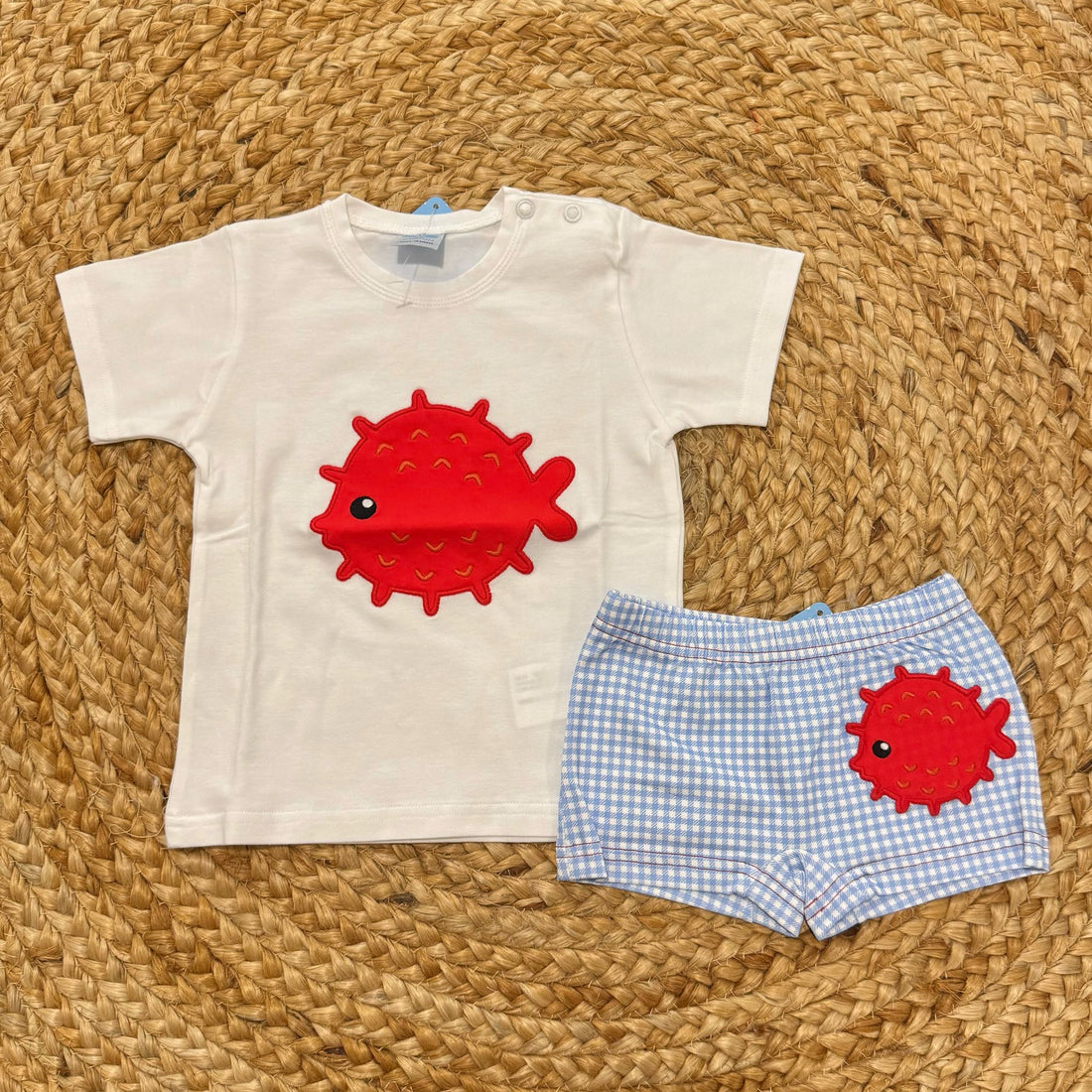 Sardon T-shirt con costumino Pesciolino - Anima Kids