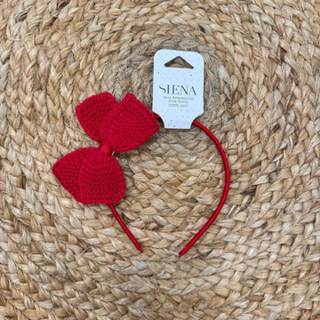 Siena Cerchietto Con fiocco crochet - Anima Kids