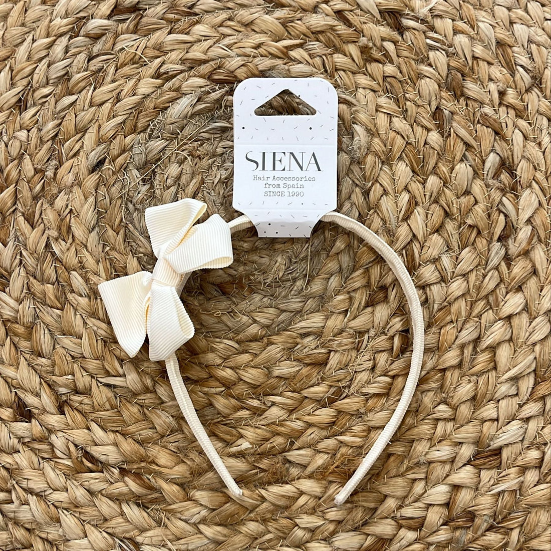 Siena Cerchietto con Fiocco gros - grain - Anima Kids