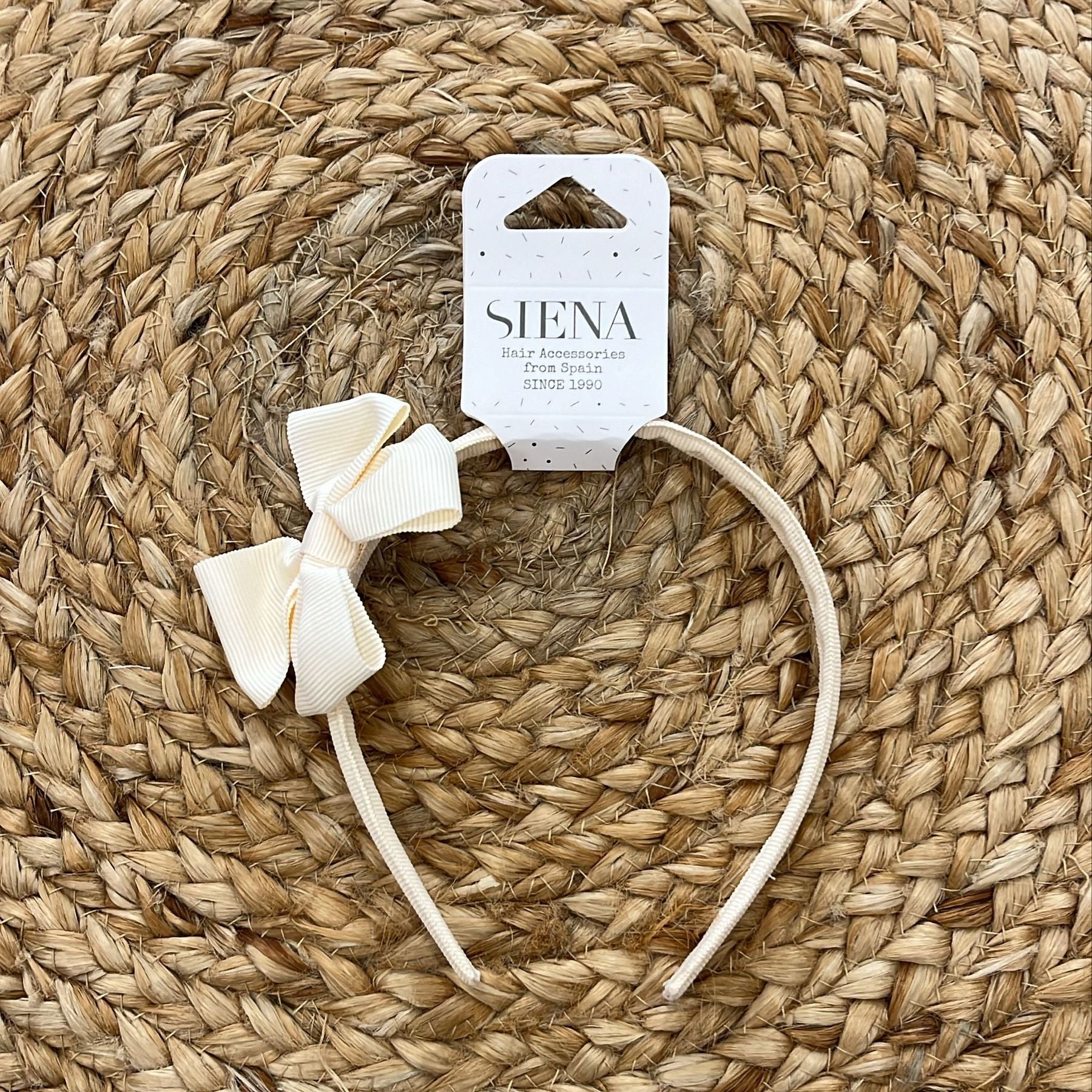 Siena Cerchietto con Fiocco gros - grain - Anima Kids