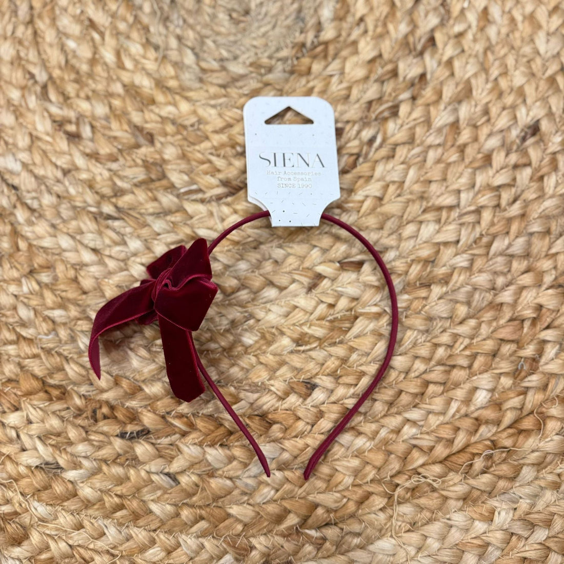 Siena Cerchietto con fiocco in Velluto - Anima Kids