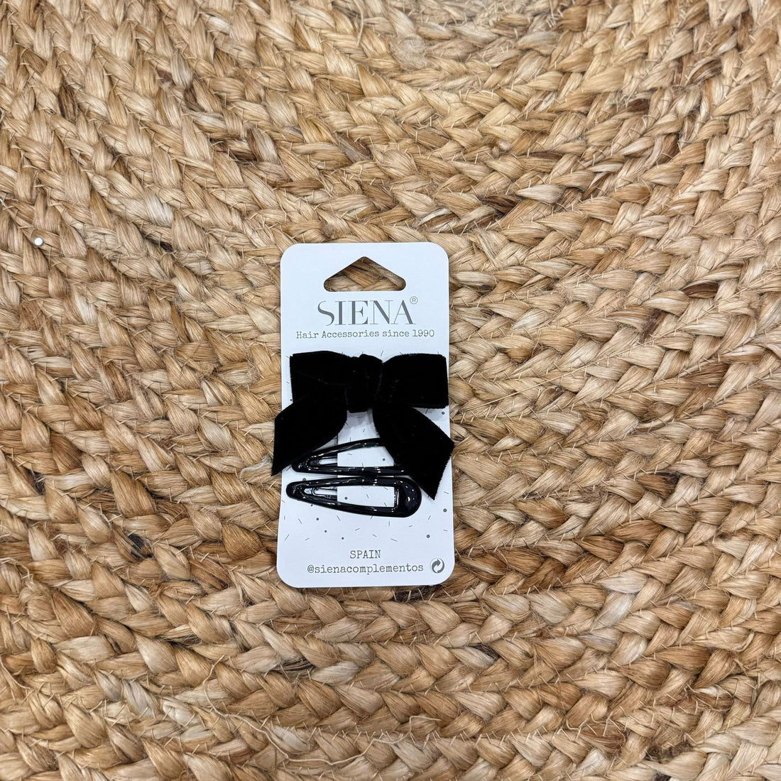 Siena Set clip con fiocco in Velluto - Anima Kids